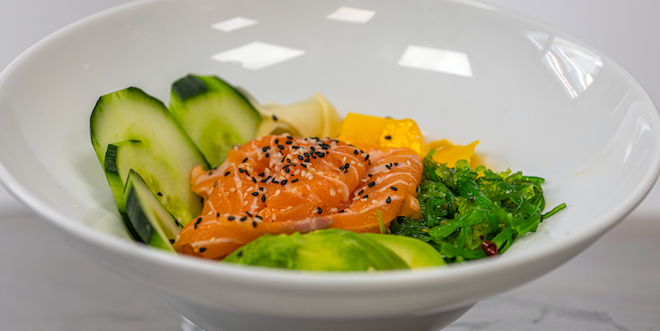 Poke Bowl Salmon - Amore Mio | Sandwiches & Salads Delivery in Monaco, Cap-d'Ail & Beausoleil